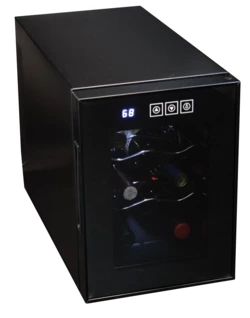 1  Meilleurs  refroidisseurs à vin à 6 bouteilles Refroidisseur thermoélectrique Koolatron WC06  avec commandes de température numériques