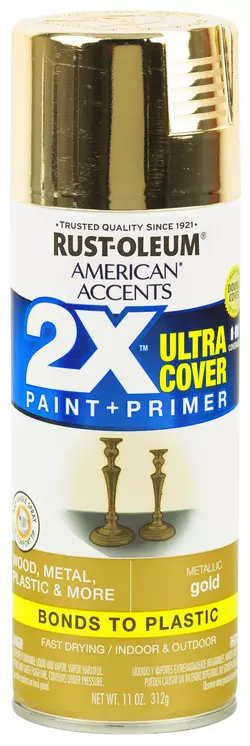 4 RustOleum 327909 American accents Ultra Cover 2X Peinture en aérosol or métallisé